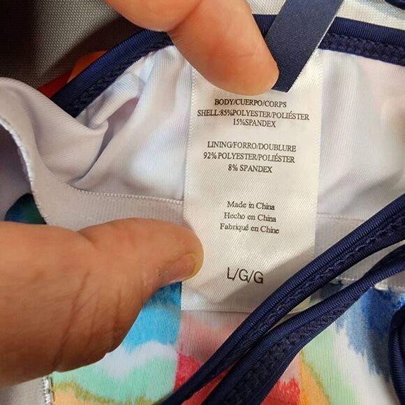 Nautica Women's L Tankini Swimsuit Set– Quick-Dry, UPF+, Bathing Suit Top, Swim - Picture 9 of 11